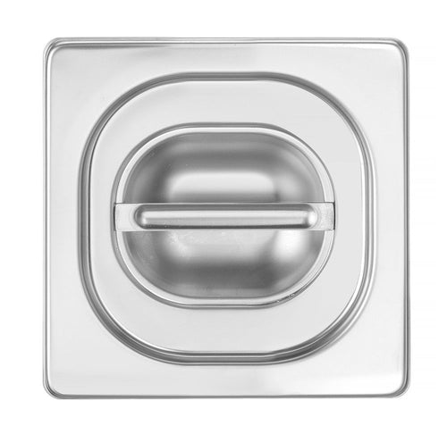 Deksel voor Gastronormbak met siliconenrand | HENDI | Profi Line | GN 1/6 | 176x162mm