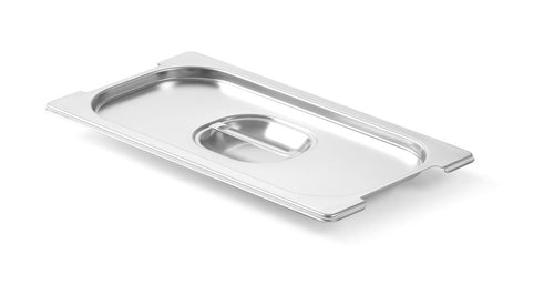Deksel voor Gastronormbak met handgreepuitsparing | HENDI | GN 1/3 | 325x176mm