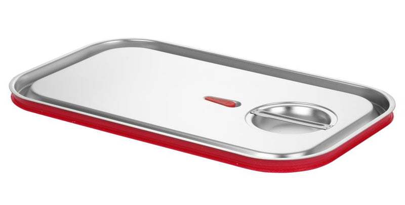 Deksel voor Gastronormbak met siliconenrand | HENDI | Kitchen Line | GN 1/1 | 530x325mm