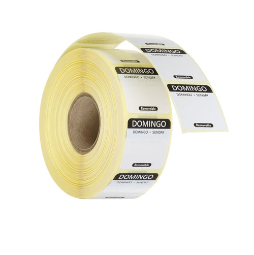 Voedselveiligheidsstickers | Multifunctioneel | Eenvoudig verwijderbaar | HENDI | Zwart | 1000 st.