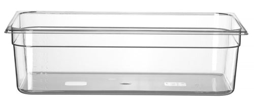 Gastronormbak Polycarbonaat | HENDI | Profi Line | GN 1/1 | 21L | Transparant | 530x325x(H)150mm