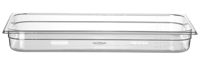 Gastronormbak Polycarbonaat | HENDI | Profi Line | GN 1/1 | 9L | Transparant | 530x325x(H)65mm