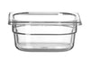 Gastronormbak Polycarbonaat | HENDI | Profi Line | GN 1/6 | 1L | Transparant | 176x162x(H)65mm