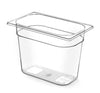 Gastronormbak Tritan | HENDI | GN 1/4 | 2,8L | Transparant | 265x162x(H)100mm