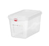 Gastronormbak Polypropyleen HACCP  | HENDI | GN 1/4 | 4,3L | Voedseldoos | 265x162x(H)150mm