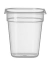 Gastronormbak Polypropyleen | HENDI | Profi Line | GN 1/6 | 3,4L | Transparant | 176x162x(H)200mm