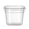 Gastronormbak Polypropyleen | HENDI | Profi Line | GN 1/6 | 2,4L | Transparant | 176x162x(H)150mm