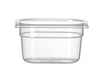 Gastronormbak Polypropyleen | HENDI | Profi Line | 1,0 | GN 1/9 | 1L | Transparant | 176x108x(H)100mm