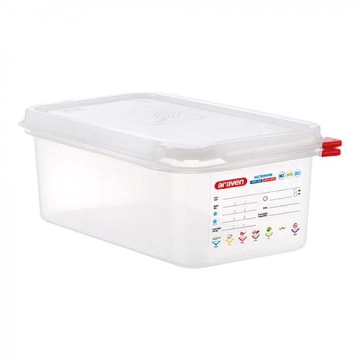 Araven Voedseldoos GN 1/4 | 100(H)mm | HACCP