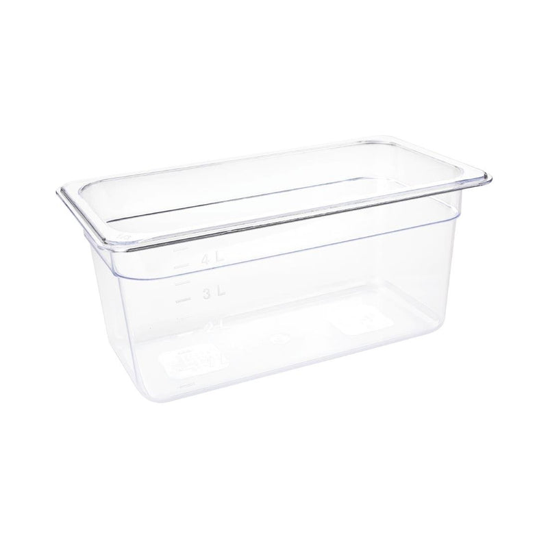 Vogue Polycarbonaat 1/3 Gastronormbak 150mm(H) doorzichtig