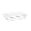 Vogue Polycarbonaat Gastronormbak | Transparant | GN 1/2 65mm(H)