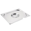 Vogue RVS deksel met lepeluitsparing GN 1/2