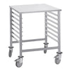 EMGA Regaalwagen | 7x GN 2/1 | Werkplateau | Tussenruimte 75mm | 660x750x900mm | RVS