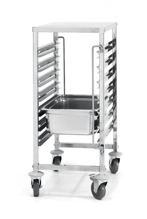 Hendi Regaalwagen | 7x GN 1/1 | Met Werkoppervlak | 445x615x945mm | Profi Line