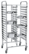 Hendi Dubbele Regaalwagen | 30x GN 1/1 | 798x610x1710mm | RVS